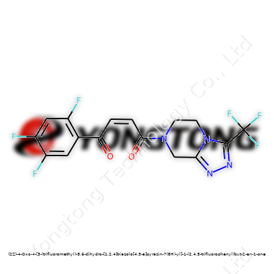 (2Z)-4-Oxo-4-[3-(trifluoromethyl)-5,6-dihydro-[1,2,4]triazolo[4,3-a]pyrazin-7(8H)-yl]-1-(2,4,5-trifluorophenyl)but-2-en-1-one