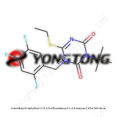 3-tert-Butyl-6-(ethylthio)-1-(2,4,5-trifluorobenzyl)-1,3,5-triazine-2,4(1H,3H)-dione