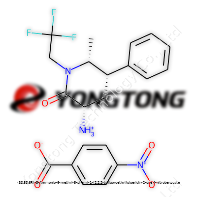 (3S,5S,6R)-3-Ammonio-6-methyl-5-phenyl-1-(2,2,2-trifluoroethyl)piperidin-2-one 4-nitrobenzoate