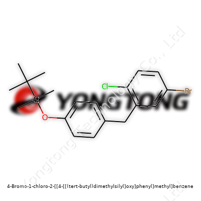 4-Bromo-1-chloro-2-[[4-[[(tert-butyl)dimethylsilyl]oxy]phenyl]methyl]benzene