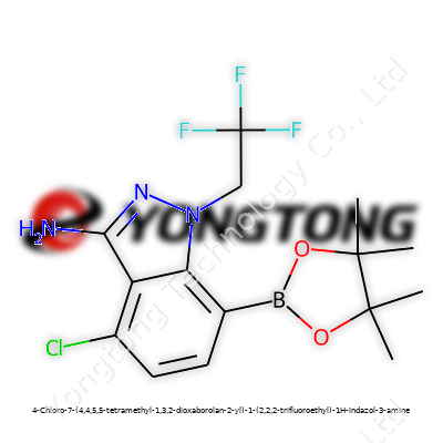 4-Chloro-7-(4,4,5,5-tetramethyl-1,3,2-dioxaborolan-2-yl)-1-(2,2,2-trifluoroethyl)-1H-indazol-3-amine