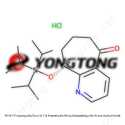 (R)-9-((Triisopropylsilyl)oxy)-6,7,8,9-tetrahydro-5H-cyclohepta[b]pyridin-5-one Hydrochloride