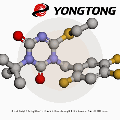 3-tert-Butyl-6-(ethylthio)-1-(2,4,5-trifluorobenzyl)-1,3,5-triazine-2,4(1H,3H)-dione