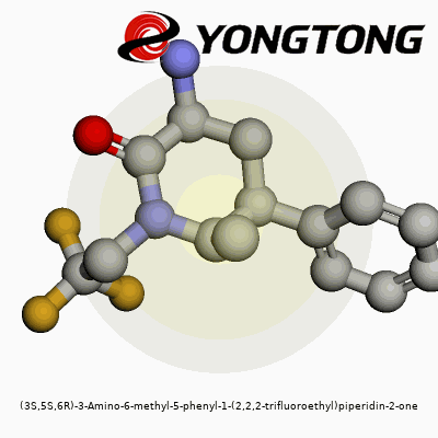(3S,5S,6R)-3-Amino-6-methyl-5-phenyl-1-(2,2,2-trifluoroethyl)piperidin-2-one