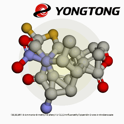 (3S,5S,6R)-3-Ammonio-6-methyl-5-phenyl-1-(2,2,2-trifluoroethyl)piperidin-2-one 4-nitrobenzoate