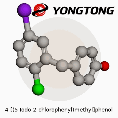 4-[(5-Iodo-2-chlorophenyl)methyl]phenol