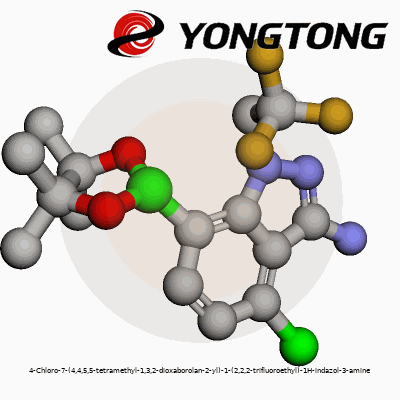 4-Chloro-7-(4,4,5,5-tetramethyl-1,3,2-dioxaborolan-2-yl)-1-(2,2,2-trifluoroethyl)-1H-indazol-3-amine