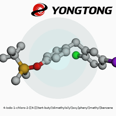 4-Iodo-1-chloro-2-[[4-[[(tert-butyl)dimethylsilyl]oxy]phenyl]methyl]benzene