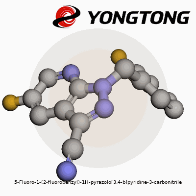 5-Fluoro-1-(2-fluorobenzyl)-1H-pyrazolo[3,4-b]pyridine-3-carbonitrile