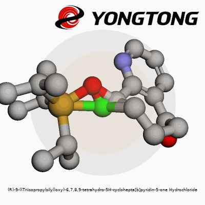 (R)-9-((Triisopropylsilyl)oxy)-6,7,8,9-tetrahydro-5H-cyclohepta[b]pyridin-5-one Hydrochloride