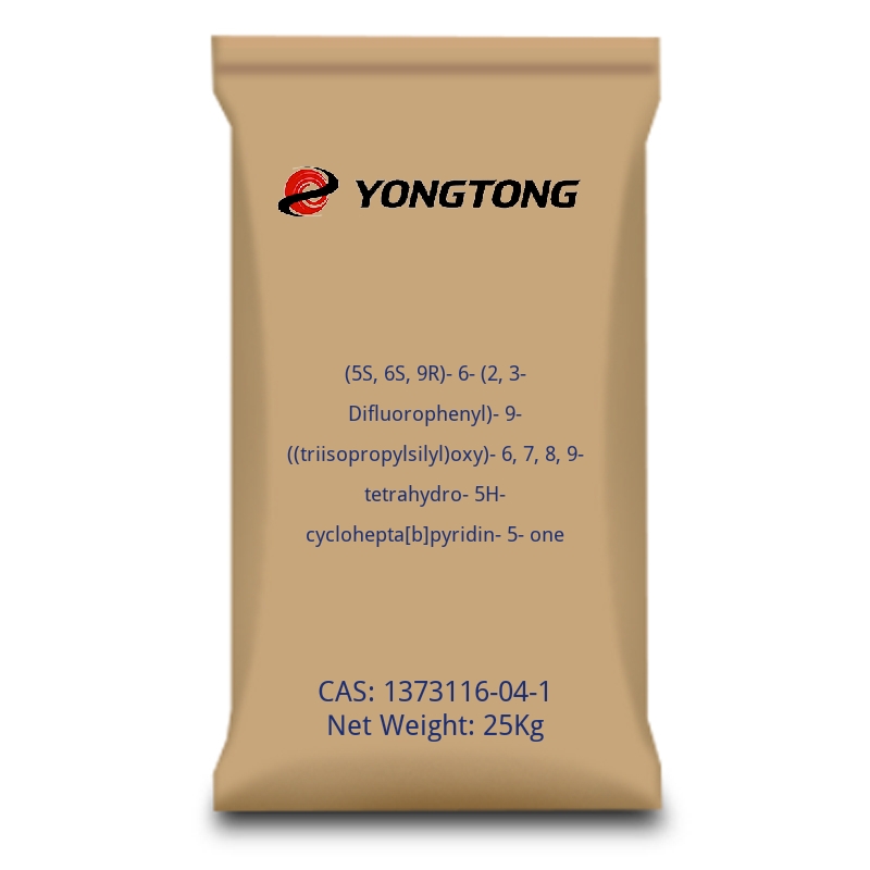 (5S,6S,9R)-6-(2,3-Difluorophenyl)-9-((triisopropylsilyl)oxy)-6,7,8,9-tetrahydro-5H-cyclohepta[b]pyridin-5-one-cas-1373116-04-1